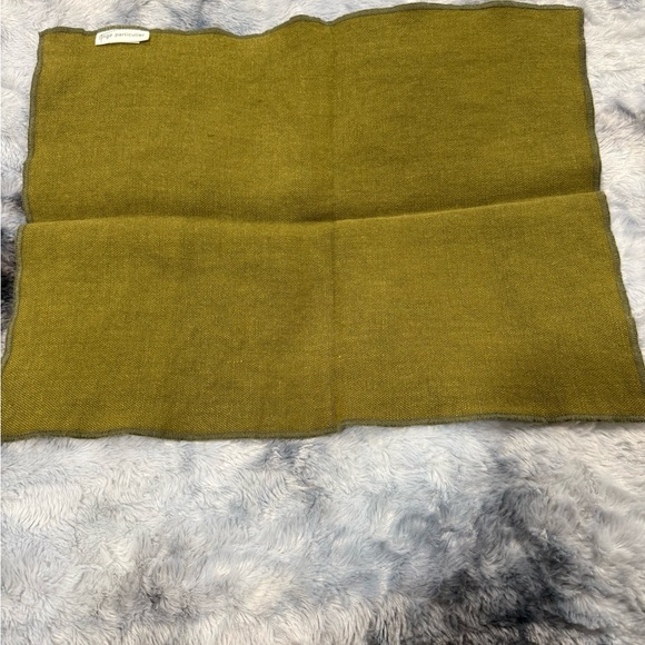 LINGE PARTICULIER TABLE-MAT 100% LINEN 
IN OLIVE Color made in FRANCE - Picture 10 of 11